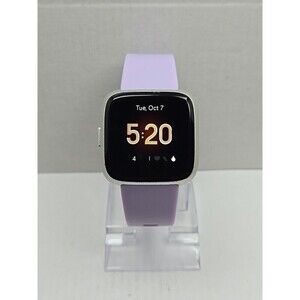 Fitbit Versa Lite Smartwatch Activity Tracker Heart Rate GPS Silver No Charger